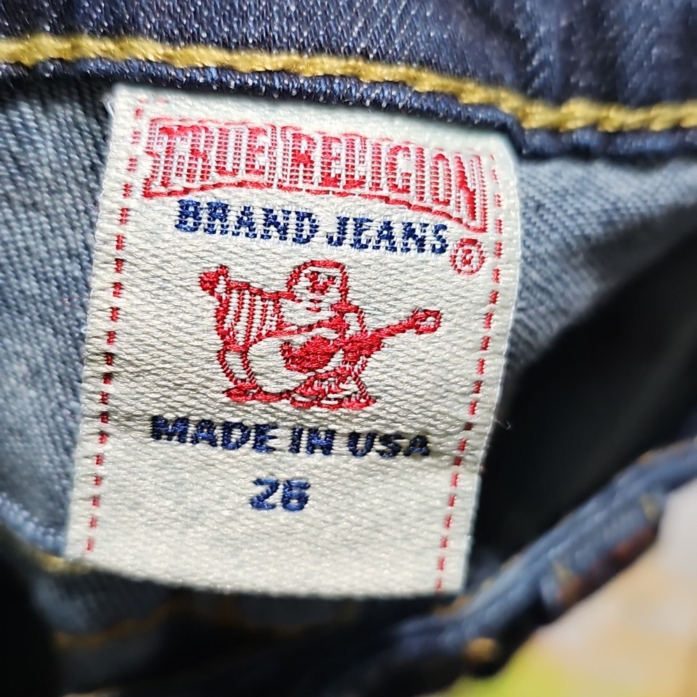 True Religion Embezzeled Straight Jeans Size 26 - Picture 4 of 9